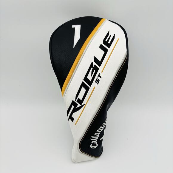 Callaway Golf Rogue ST Driver Headcover - Embroidered - White/Black/Gold. Clean - Picture 8 of 9